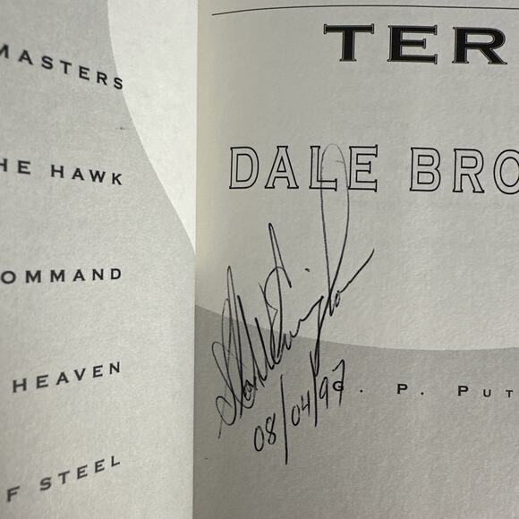 Dale Brown Book Lot of 5-All Signed And Dated 1st Editions - Picture 3 of 16